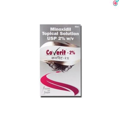  Coverit 2 Solution 60ml (Minoxidil) – Used to Treat Hair Loss & Promote Hair Growth in Men with Pattern Baldness