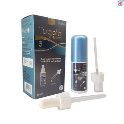 Tugain Solution 2%, 5%, 10% -(Rogaine/Minoxidil) for Men | Effective Hair Regrowth Treatment 