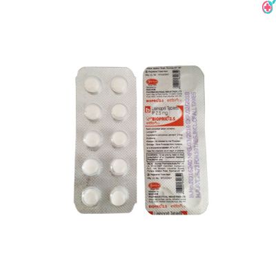 Biopril 2.5mg Tablet (Lisinopril 2.5mg)