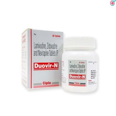 Duovir N Tablet (Lamivudine (150mg) + Zidovudine (300mg) + Nevirapine (200mg))