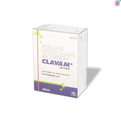 Clavam Dry Syrup (Amoxicillin 125mg + Clavulanic acid 31.25mg)