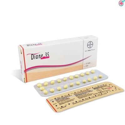 Diane 35 Tablets (Cyproterone 2mg Acetate/Ethinyl Estradiol 0.035mg)