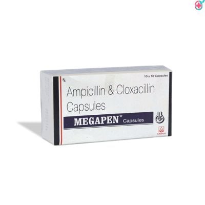 Megapen Capsule (Ampicillin 250mg + Cloxacillin 250mg)