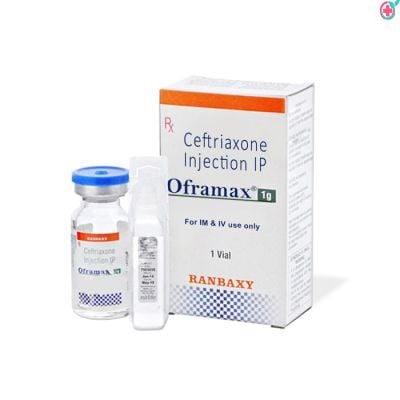 Oframax Injection 1gm (Ceftriaxone 1gm)