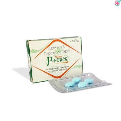 Super P-Force 160 mg Tablets (Sildenafil and Dapoxetine) Used to Treat Erectile Dysfunction (ED) & Premature Ejaculation (PE)