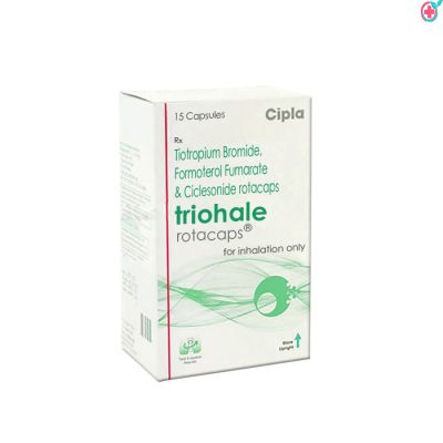 Triohale Rotacaps (Ciclesonide 400mcg + Formoterol 12mcg + Tiotropium 18mcg)