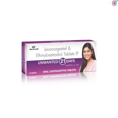 Unwanted 21 Days (Ethinyl Estradiol (0.03mg) + Levonorgestrel (0.15mg)