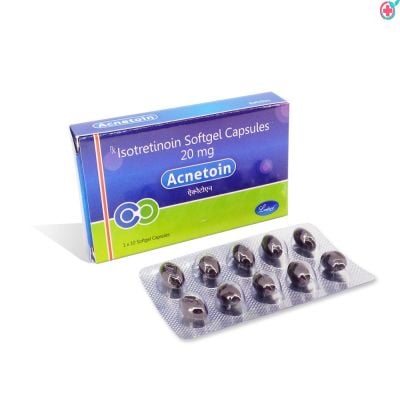 Acnetoin 20 mg Capsules (Isotretinoin) 