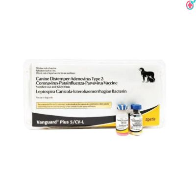 Vanguard Plus 5/cv-L Dog Vaccine (Canine Distemper Adenovirus Type 2 Coronavirus Parainfluenza Parvovirus Vaccine)