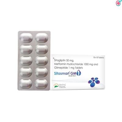 Sitasmart GM Tablets (Sitagliptin + Metformin + Glimepiride)