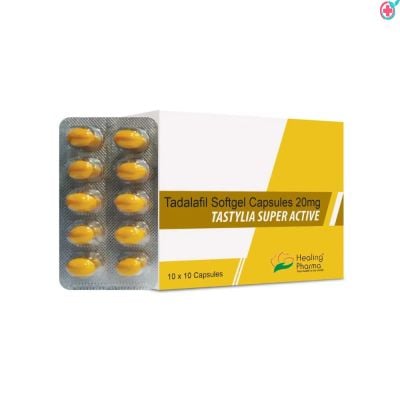Tastylia Super Active Capsule (Tadalafil) | Used for the Treatment of Erectile Dysfunction in Men