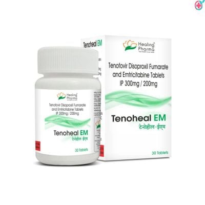 Tenoheal EM Tablet (Tenofovir Disoproxil Fumarate + Emtricitabine)