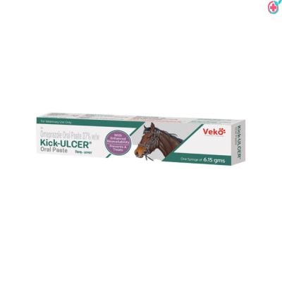 Kick Ulcer Paste (Omeprazole Oral Paste) Use to Treat & Prevent Equine Gastric Ulcers in Horses