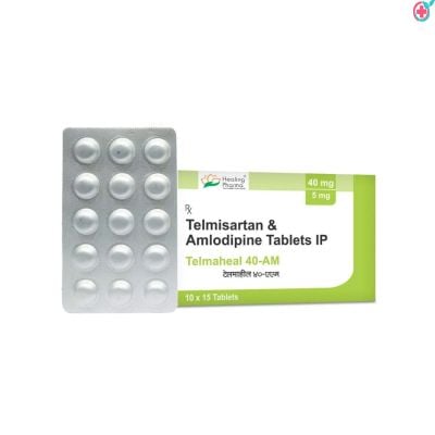 Telmaheal 40 AM Tablet (Telmisartan + Amlodipine)