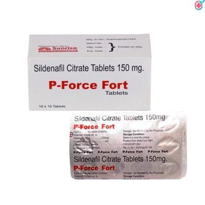 P Force Fort 150mg Tablet (Sildenafil Citrate 150mg)