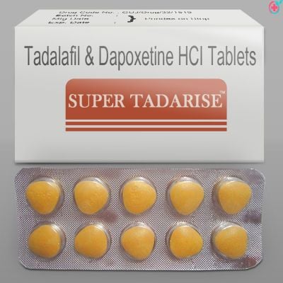 Super Tadarise Tablets (Tadalafil (20mg)+ Dapoxetine(60mg))