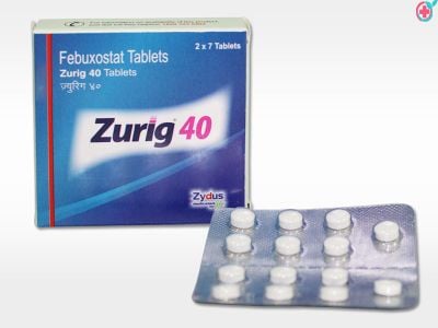 Zurig 40 Tablets (Febuxostat 40mg)