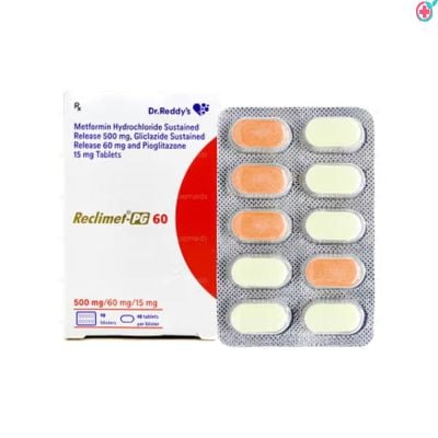 Reclimet PG Tablet SR ( Gliclazide + Pioglitazone + Metformin)