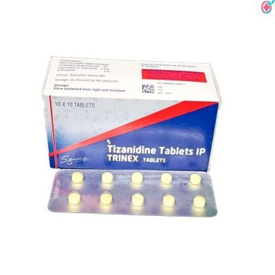 Trinex Tablet (Tizanidine) | Zanaflex Alternative | Effective Muscle Relaxant for Spasms, Stiffness, MS Relief