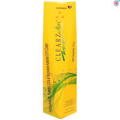 Clearz Max Cream (Hydroquinone (2% w/w) + Tretinoin (0.025% w/w) + Fluocinolone acetonide (0.01% w/w)) 15gm