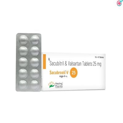 Sacubrook-V Tablets (Sacubitril + Valsaratan)