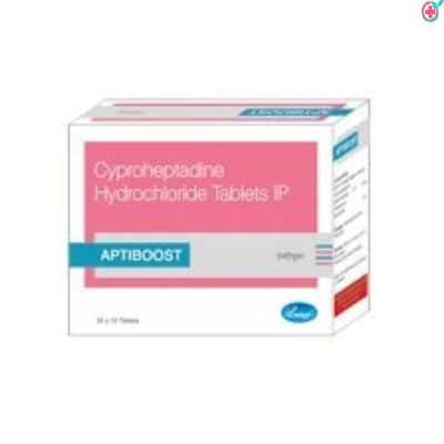 Aptiboost Tablet (Cyproheptadine ) Used to Treat Allergic Reactions Like Itching, Congestion, Watery Eyes, Runny Nose, Sneezing, Etc.
