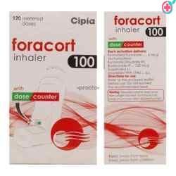 Foracort 100 Inhaler (Formoterol (6mcg) + Budesonide (100mcg))