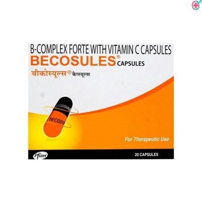 Becosules Capsule (B Complex and Vitamin C Supplement) used for vitamin deficiency, energy metabolism & immune health