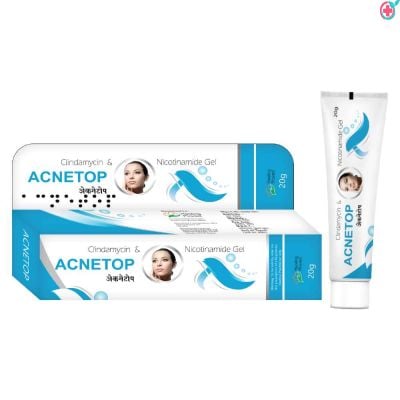 Acnetop 20gm Cream (Clindamycin Topical + Nicotinamide)