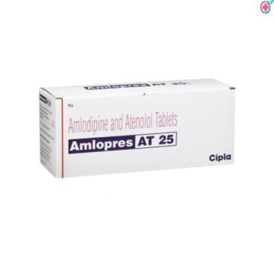 Amlopres AT Tablet (Amlodipine (5mg) + Atenolol (25mg)