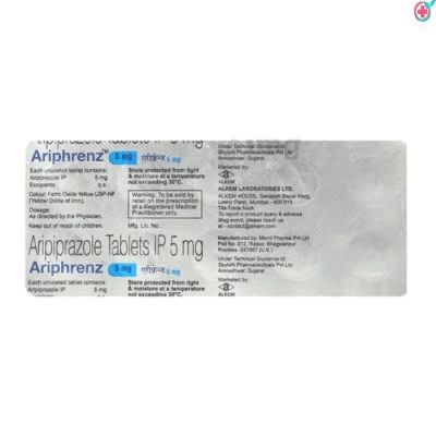 Ariphrenz 5mg Tablet (Aripiprazole 5mg)
