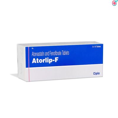 Atorlip F Tablet (Atorvastatin (10mg) + Fenofibrate (145mg))