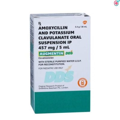 Augmentin DDS Suspension (Amoxicillin 400mg/5ml + Clavulanic Acid 57mg/5ml)