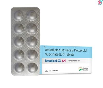 Betablock XL AM Tablet (Amlodipine+ Metoprolol Succinate)
