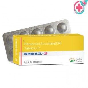 Generic Metoprolol Succinate ER 25mg (Betablock 25mg XL Tablet)