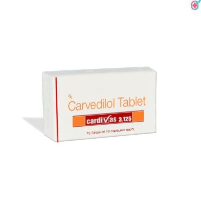Cardivas 3.125 Tablet (Carvedilol 3.125mg)