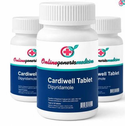 Cardiwell Tablet (Dipyridamole) |Used for Cardiovascular and Blood Circulation Support