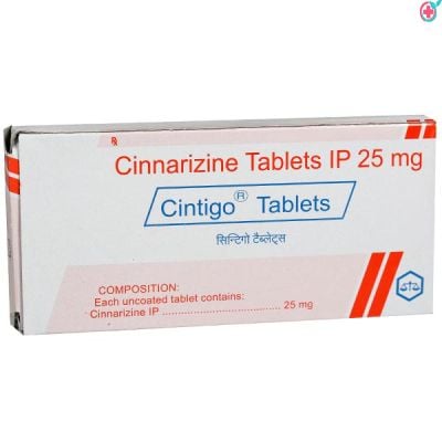 Cintigo 25 mg Tablet (Cinnarizine)