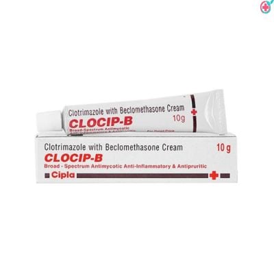 Clocip B Cream 10gm (Beclomethasone 0.025% + Clotrimazole 1%)