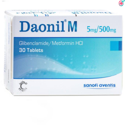 Daonil-M (Glibenclamide 5mg + Metformin 500mg)