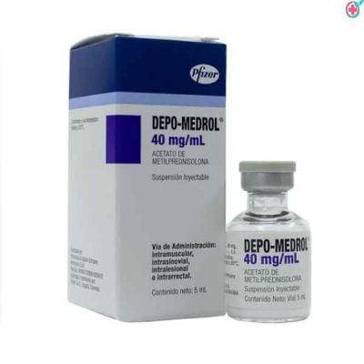 Depo-Medrol 40mg Injection 1ml (Methylprednisolone 40mg/ml)