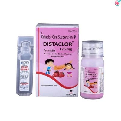 Distaclor 125mg Oral Suspension Strawberry (Cefaclor 125mg)