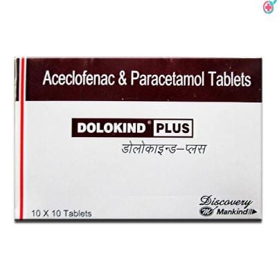 Dolokind Plus Tablet (Aceclofenac + Paracetamol)