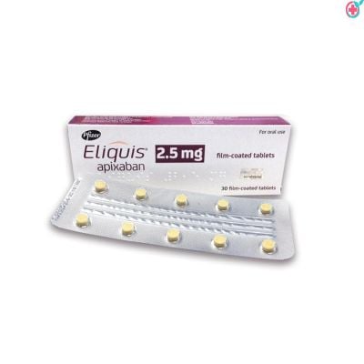 Eliquis 2.5mg Tablet (Apixaban 2.5mg)