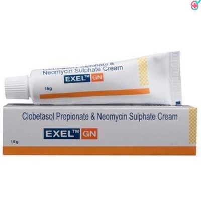 Exel GN Cream (Clobetasol (0.05%) + Neomycin (0.5%)) 15gm