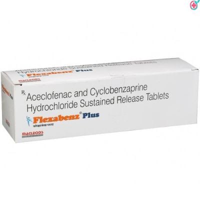 Flexabenz Plus Tablet SR (Cyclobenzaprine 15 mg + Aceclofenac 200 mg)