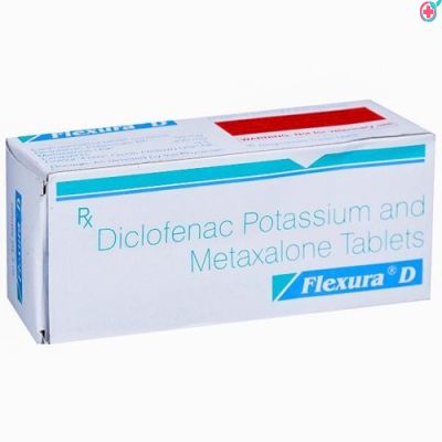 Flexura D Tablet (Diclofenac 50 mg + Metaxalone 400 mg)