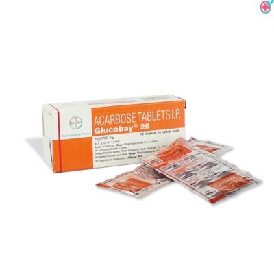 Glucobay 25mg Tablets (Acarbose)