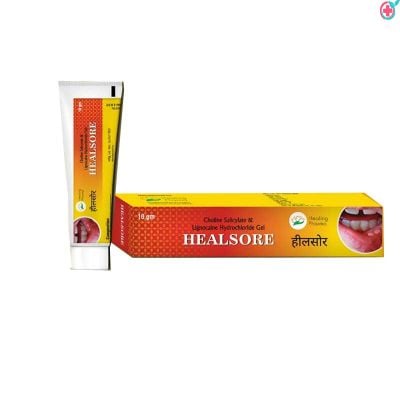 Healsore 10gm Gel (Choline Salicylate +Lignocaine)