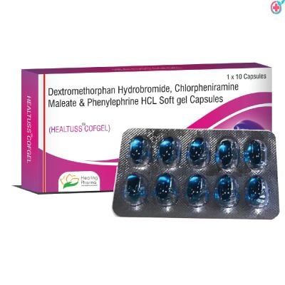 Healtuss Cofgel (Dextromethorphan + CPM + PPH)